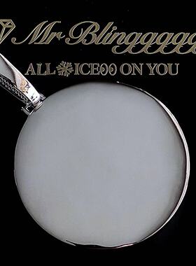 Mr.Bling定制大号满钻相框吊坠