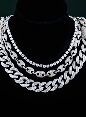 Mr.Bling经典款满钻咖啡豆猪鼻链