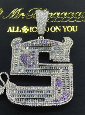 Mr.Bling满钻混镶款恶魔吊坠