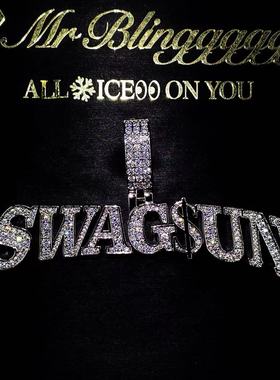 Mr.Bling私人定制字母实心吊坠