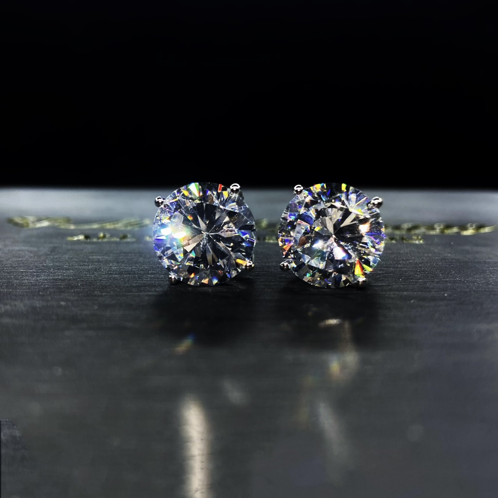 Mr.Blingggggg European and American hip-hop jewelry top rapper same style 13mm 8 carat large diamond earrings