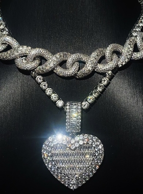 Mr.Bling情侣照片定制爱心吊坠