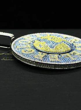 Mr.Bling马思唯风格圆盘定制吊坠