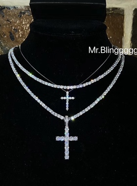 Mr.Bling马思唯纯银十字架吊坠