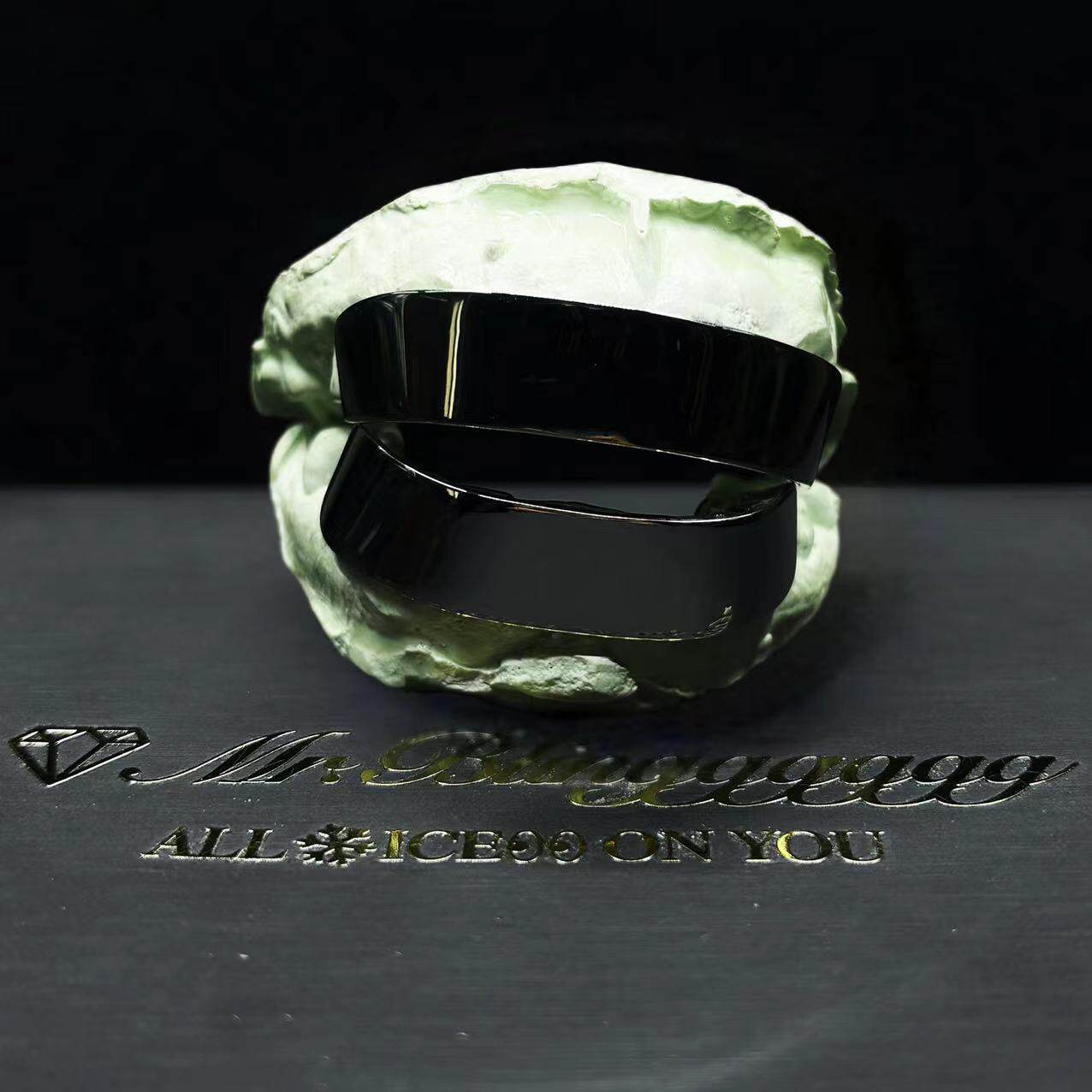 Mr.Blingggggg European and American hip-hop jewelry S925 silver private custom Kanye same style braces Grillz