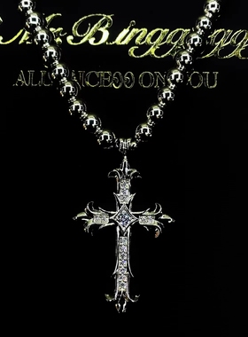 Mr.Bling私人定制圆珠链十字架