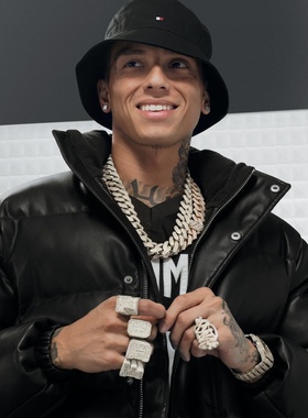 Mr.Bling明星同款混镶字母戒指