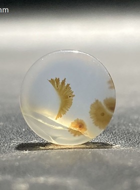 女款海洋玉髓镶嵌戒面小吊坠