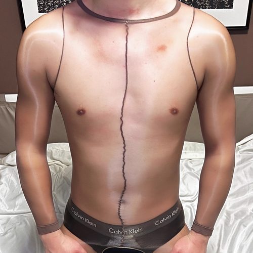 【热销款】LENGXS冷先森极光0D连体免脱丝袜超薄油光丝滑紧身衣 - 图1