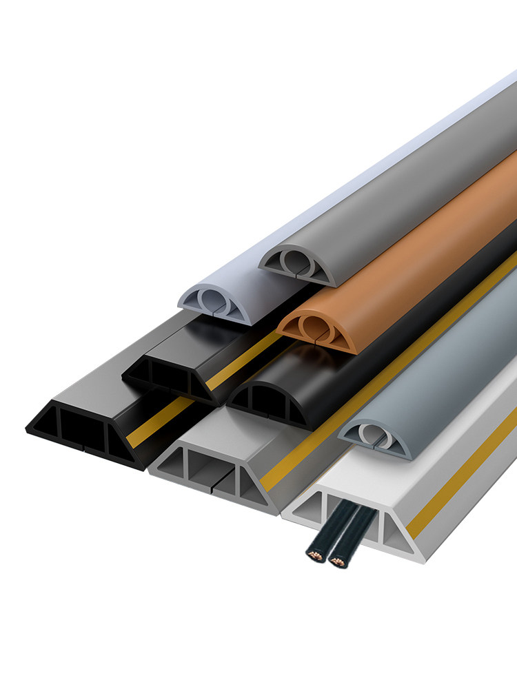 PVC自粘软线槽地线槽橡胶线槽防踩压线槽走线神器地面明装理线器,淘宝优惠券,粉丝福利购,淘宝优惠卷