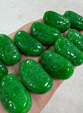 干青相思豆玉石雕刻隔珠散珠