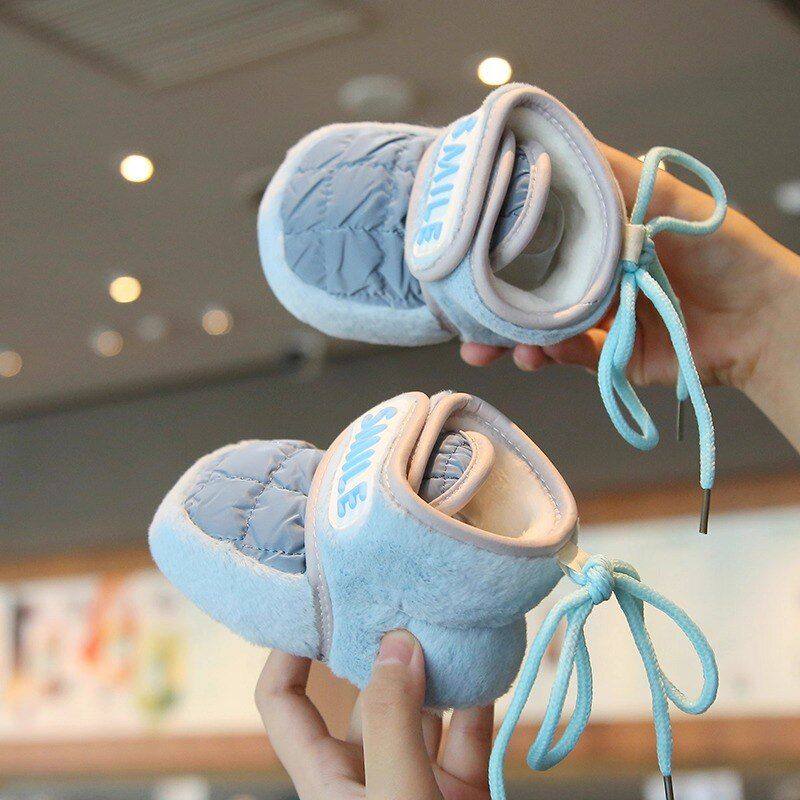 春秋冬季新生儿鞋子宝宝保暖棉鞋婴儿学步鞋0-6-12个月软底护脚套,淘宝优惠券,粉丝福利购,淘宝优惠卷