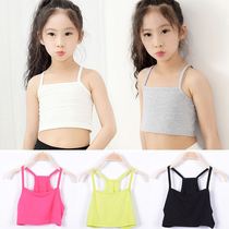 Girl Little Vest Lingerie Children Jazz Dance Floor Sports Open-navel Harnesses Yoga Street Dance for short wave