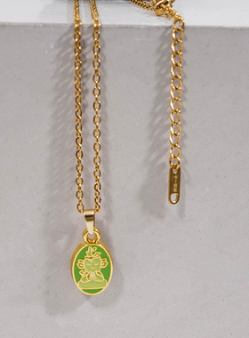 十一星球森林树木精灵吊坠钛钢项链设计感锁骨链百搭颈链饰品礼盒