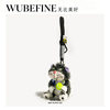 Sporty Tennis Lucifer Cat Plush Doll School Bag Pendant Car Keychain Personalized Student Gift