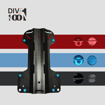 Cute Cute Diving Space Aluminum Alloy Back Cushion Combined Nuts DIY Accessories Color Back Fly Back backplate Screw