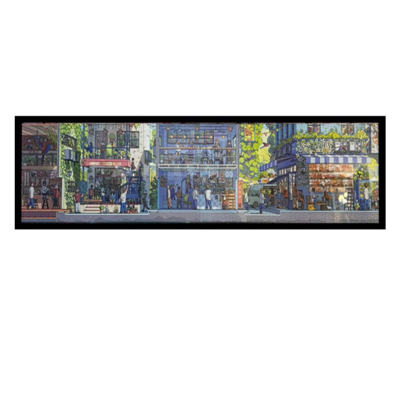 1000片拼图框缤纷都市A+B卷组合配套框168*38 氧气森林84*38相框,淘宝优惠券,粉丝福利购,淘宝优惠卷