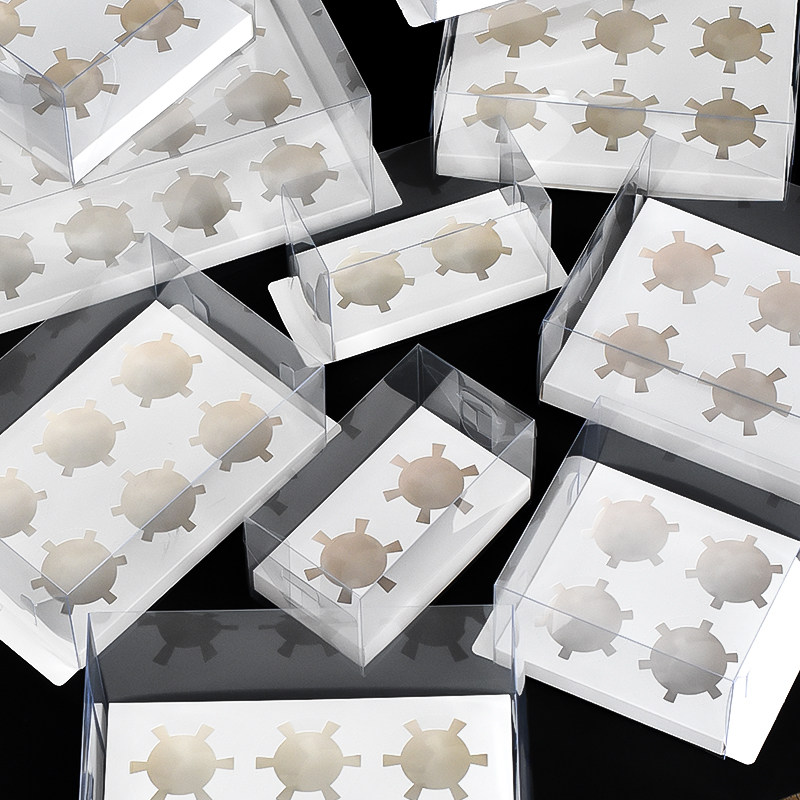 纸杯蛋糕包装盒马芬托打包透明盒6粒天地盖纸杯蛋糕手提盒蛋糕盒,淘宝优惠券,粉丝福利购,淘宝优惠卷