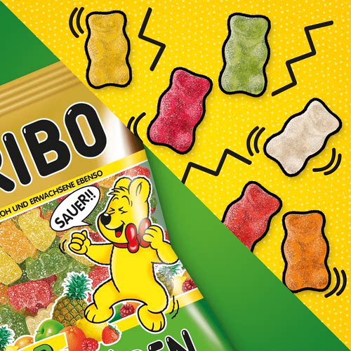 现货HARIBO哈瑞宝金熊多果汁水果橡皮糖德国小熊软糖零食独立包装 - 图3