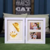 Детские отпечатки рук и ног, чернильная подушечка, сувенир, детская фоторамка для новорожденных, «сделай сам», подарок на день рождения