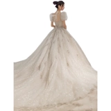 Свадебное платье для невесты, открытые плечи, коллекция 2023, французский стиль