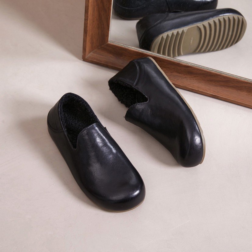 2025冬季新款牛皮女鞋圆头平底休闲鞋女鞋保暖棉鞋勃肯鞋妈妈棉鞋,淘宝优惠券,粉丝福利购,淘宝优惠卷