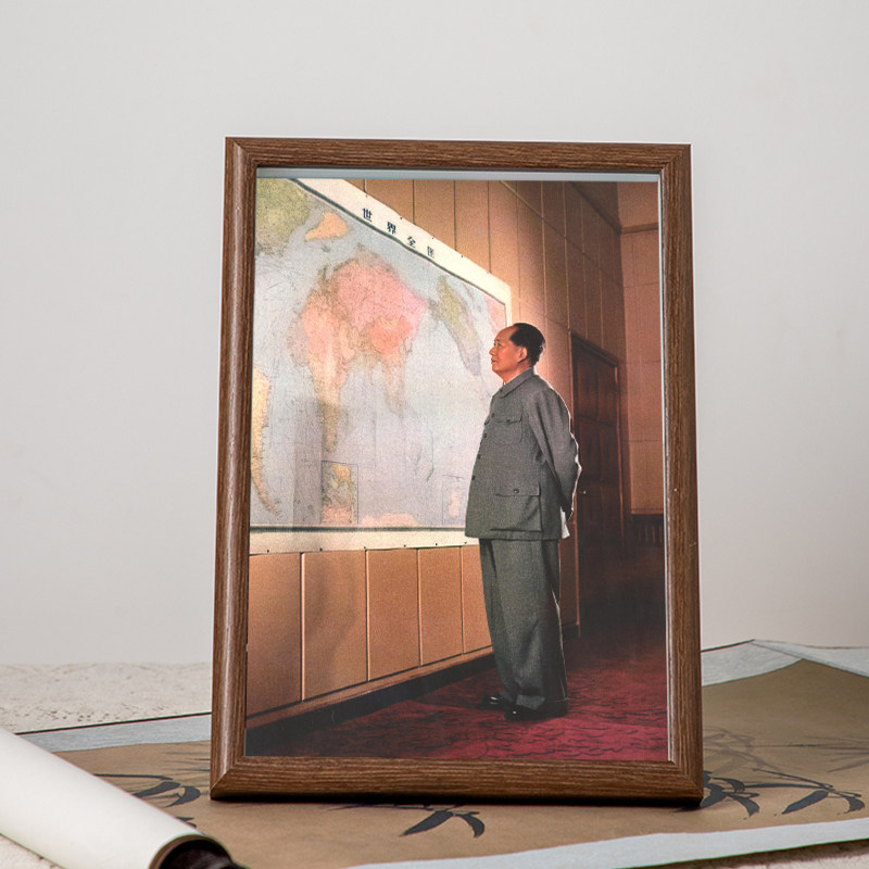 毛主席伟人画像相框挂画办公室书房伟人摆件毛爷爷客厅桌面摆台画,淘宝优惠券,粉丝福利购,淘宝优惠卷