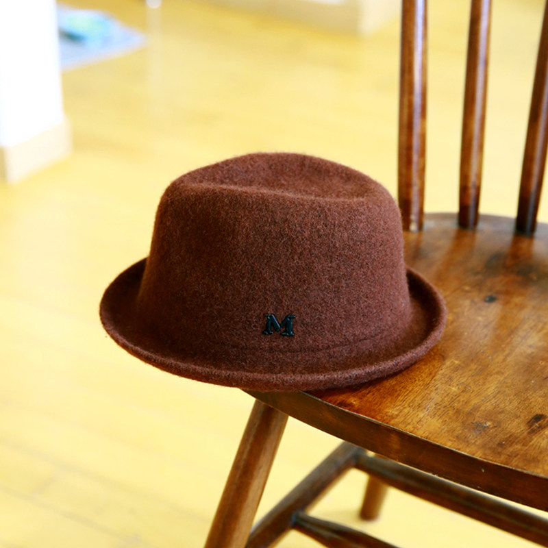 帽子女秋冬小礼帽韩版羊绒m帽英伦复古时尚羊毛呢帽男爵士帽卷边,淘宝优惠券,粉丝福利购,淘宝优惠卷