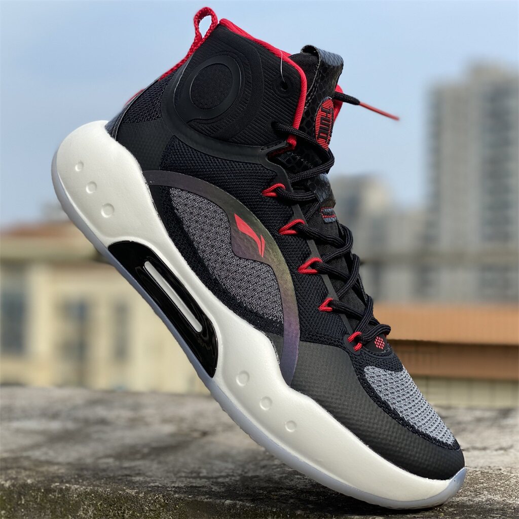 李宁驭帅14耐磨高帮低帮缓震男子专业比赛篮球鞋abaq041