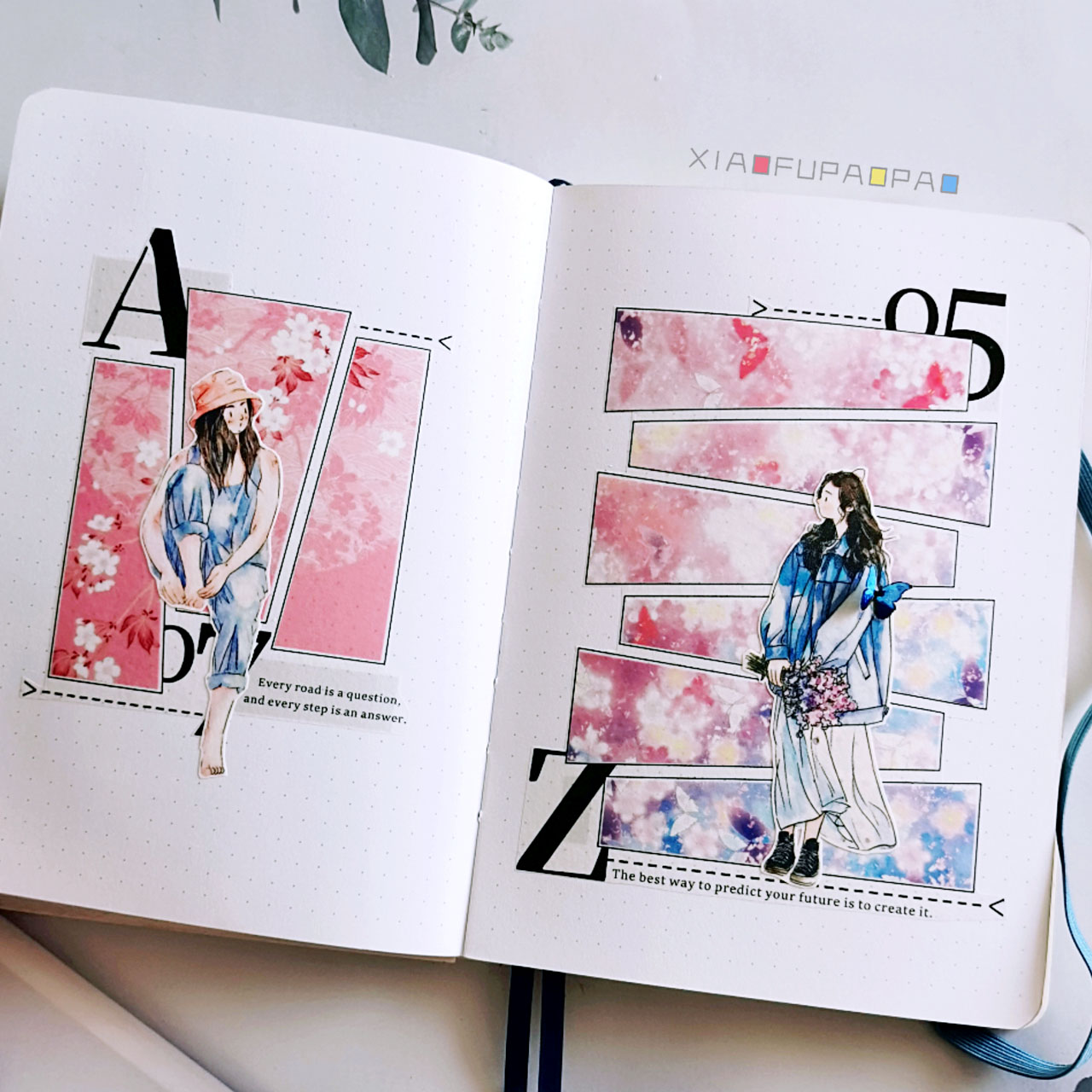 小浮泡泡排版2 手账胶带基础懒人边框边框适用A5A6手账本B6WEEKS - 图0