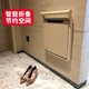 Folding door wall-mounted invisible shoe changing stool