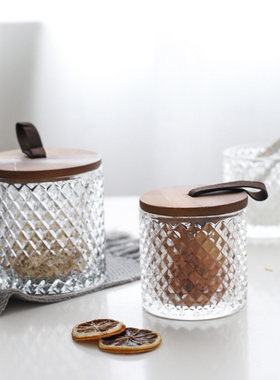 橱柜厨房杂粮玻璃储物罐全屋定制