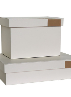 样板房衣帽间储物箱摆件