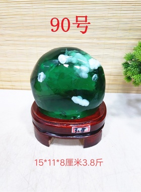 巴西水晶石镇宅民族风厅堂装饰