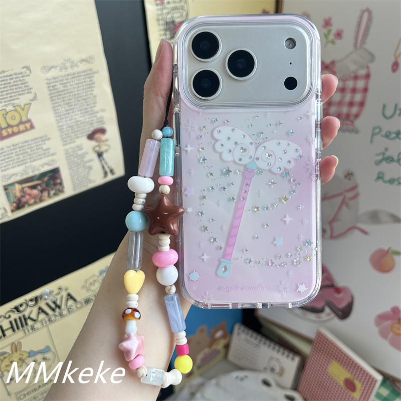 MMkeke小众ins风美少女魔法棒治愈卡通适用iPhone17promax双层imd手机壳苹果16pro保护套15pm日韩14pro动漫13,淘宝优惠券,粉丝福利购,淘宝优惠卷