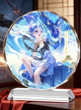 王者荣耀安琪拉水晶手办礼盒装