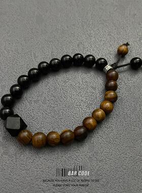 木质檀木黑花梨手链男女通用