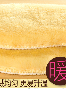 保暖棉冬季学生羊羔绒防臭鞋垫
