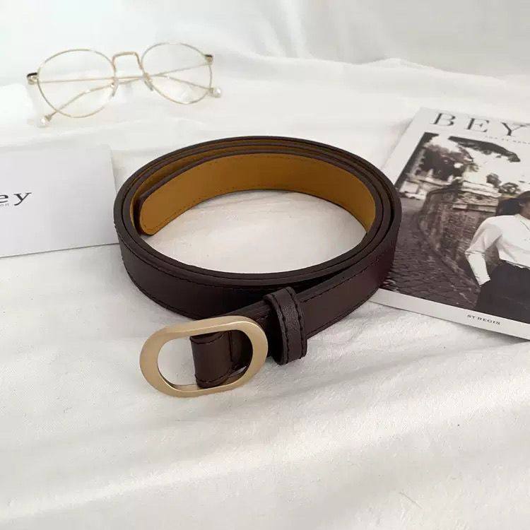 Belt for women 2026 new style punch-free black belt accessories with jeans high-end decorative versatile belt