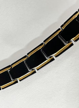 可拆卸磁石手链情侣手环男士手链量子磁性黑金色防静电男女礼物