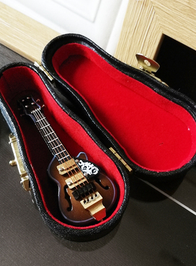 迷你电吉他模型摆件缺角ob11娃用