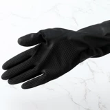 Латекс черные волосы горячие волосы для красящих волос перчатки сгущенные резиновые водонепроницаемы