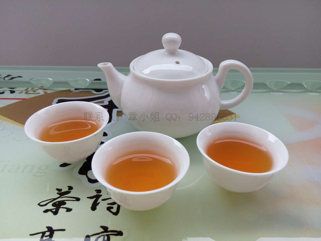 潮州功夫茶具家用白色陶瓷小茶杯子分茶器茶碗公道杯三才盖碗泡茶 - 图0