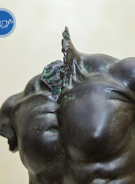 希腊软装书房玄关茶几人物雕塑