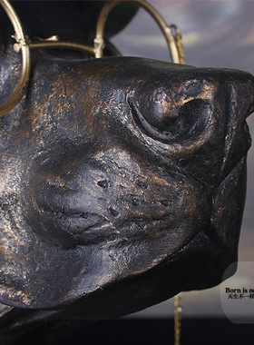 美式乡村个性创意拟人复古动物