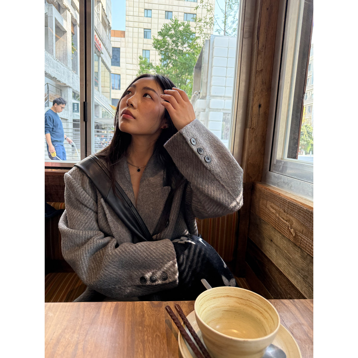 grape wang 双排扣骆驼绒大衣宽松手工双面呢外套羊毛秋冬新款,淘宝优惠券,粉丝福利购,淘宝优惠卷