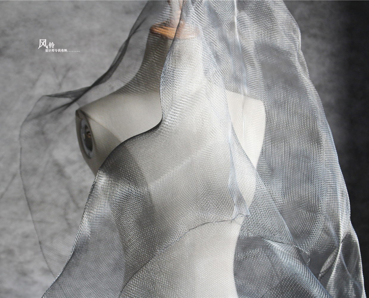硬纱造型材料固定任意折叠钢丝网布料超硬挺服装婚庆设计面料-图0