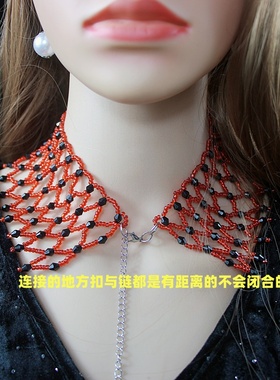 古风项链女镂空披肩锁骨链毛衣链