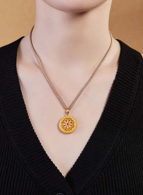 足银999福运罗盘项链2