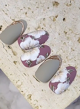 彩绘秋菊笔日式花卉美甲工具